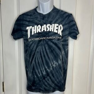 Thrasher Tie-Dye T-Shirt - Black